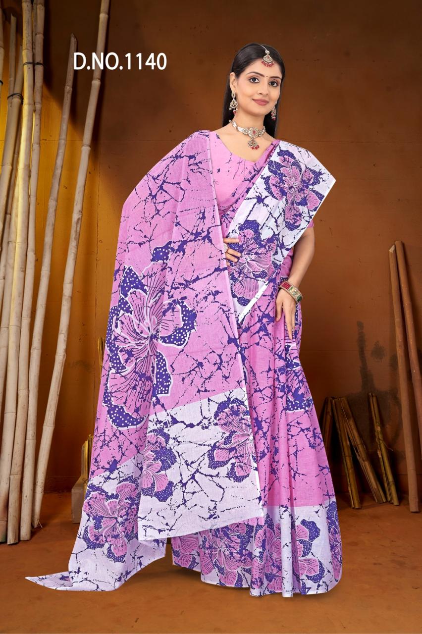 Elegant Batik Saree Design